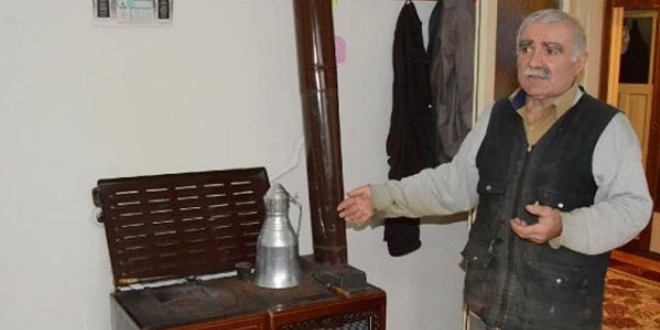 Mucit öğretmen, evini 11 yıldır bu yöntemle ısıtıyor