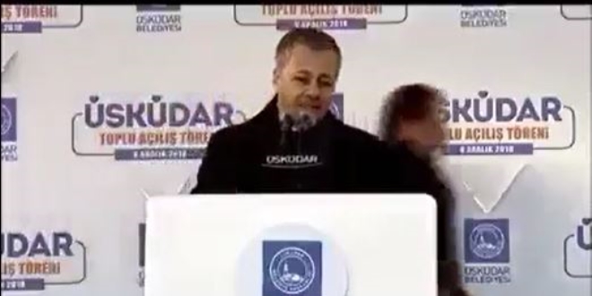 Vali 'Üsküdar' diyemeyince kendini alkışlattı