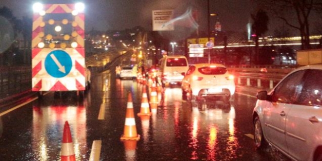 Unkapanı köprüsü bakım nedeniyle kapandı