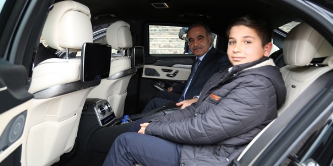 ��rnak Valisi Akta�, ��rencinin hayalini ger�ekle�tirdi