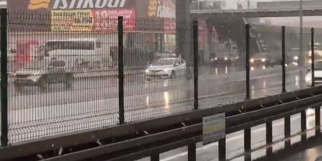 İstanbul'da kar yağışı başladı