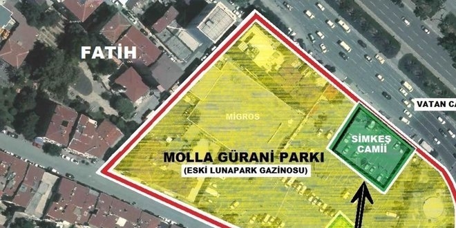 Molla Gürani Park projesinde tadilat