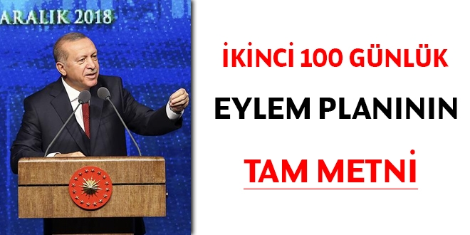 2. 100 günlük eylem planının tam metni