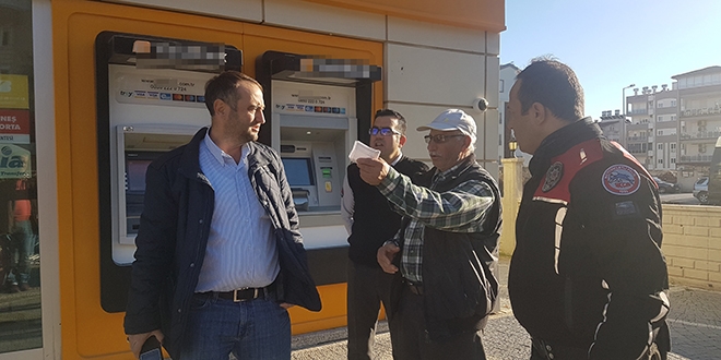 Telefon doland�r�c�l���n� g�venlik g�revlisi engelledi