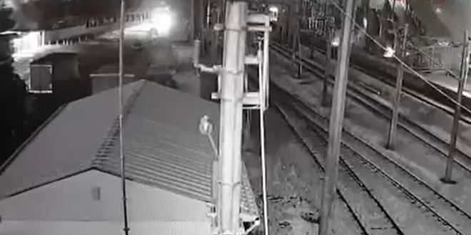 Ankara'da hzl trenin kaza an videosu