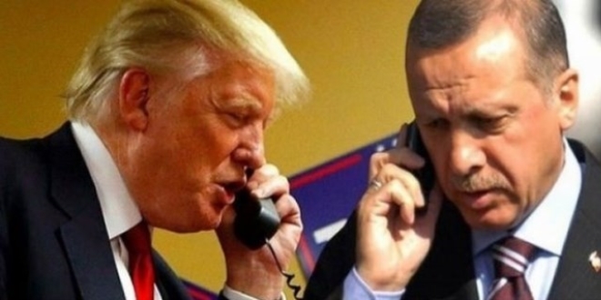 Erdoan ile Trump telefonla grt