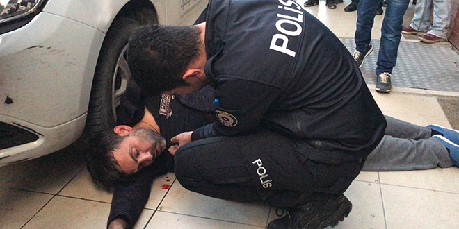 Vatandaştan gaspçıya meydan dayağı
