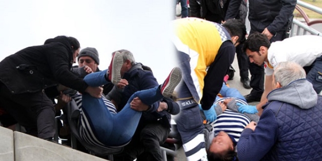 �ntihar�na polisin engel oldu�u kad�n, sinir krizi ge�irdi