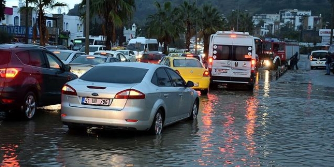 Bodrum'da sa�anak hayat� olumsuz etkiledi