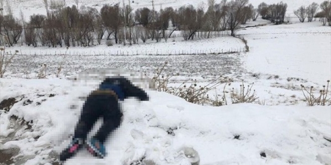 Van'da yabancı uyruklu bir kişi donarak öldü