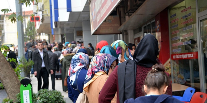 Kahramanmaraş'ta 6 aylık iş için başvuru kuyruğu