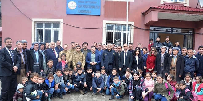 Şehit Güvenlik Korucusunun ismi köy okuluna verildi