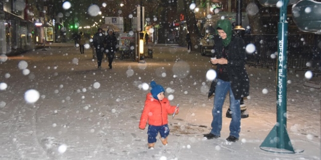 Kahramanmaraş'ta yoğun kar yağışı