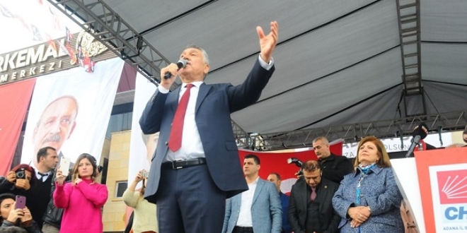 CHP'li belediye başkanı adayından Akşener fotoğraflı miting