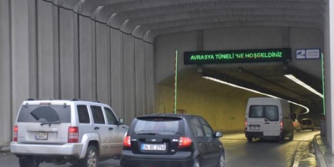 Avrasya Tüneli'nden 2 yılda 31,5 milyon araç geçti