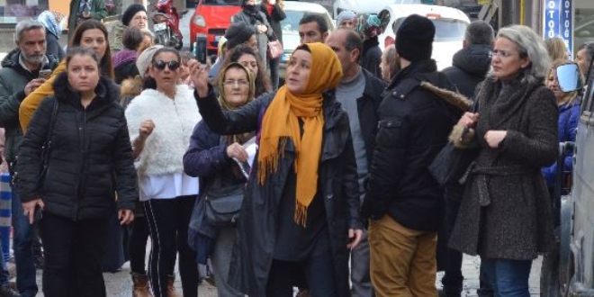 Alışveriş yaptılar hayatlarının şokunu yaşadılar