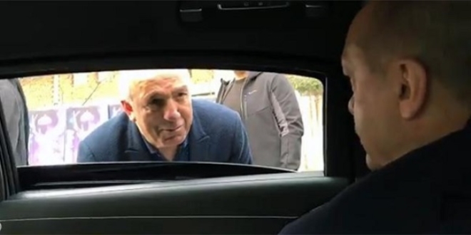 Cumhurbaşkanı Erdoğan'ın sohbet ettiği esnaf o anları anlattı