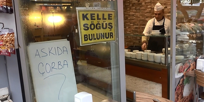 Bu çorbanın parası müşteri gelmeden ödeniyor