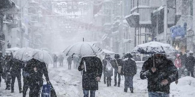İstanbul'a kar geliyor