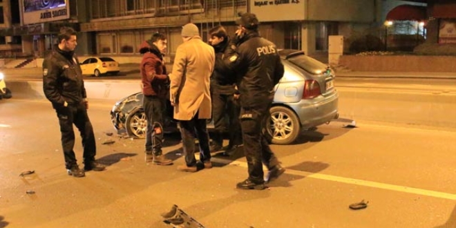Ters yöne girince ortalığı birbirine kattı