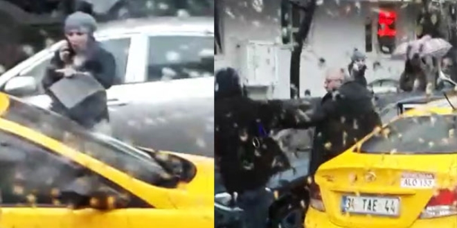 Kadıköy'de 'kısa mesafe' arbedesi
