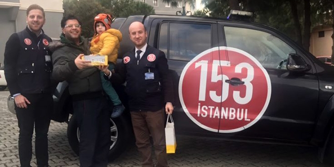 İBB'den küçük çocuğa oyuncak jesti