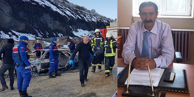 Emekli ��retmen, arac�nda yanm�� �ekilde bulundu