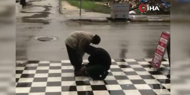 Yürekleri ısıtan görüntü!