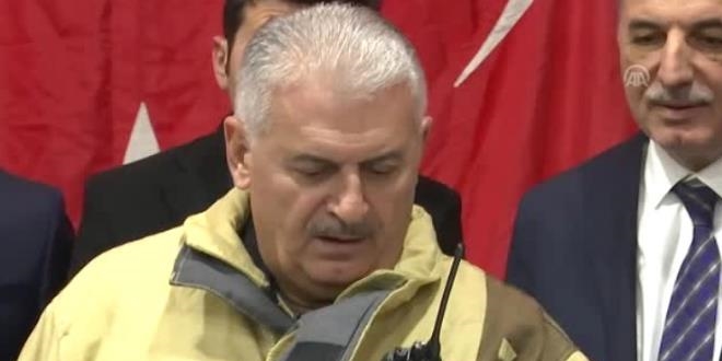 TBMM Ba�kan� Y�ld�r�m, polisin yeni y�l�n� telsizden kutlad�