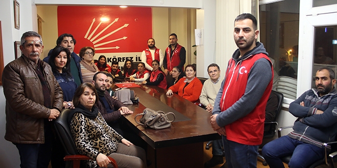 Kocaeli'de CHP'lilerden aday tepkisi