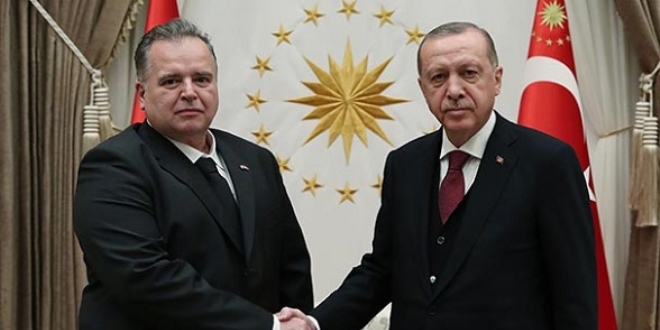 Erdo�an, H�rvatistan B�y�kel�isi'ni kabul etti