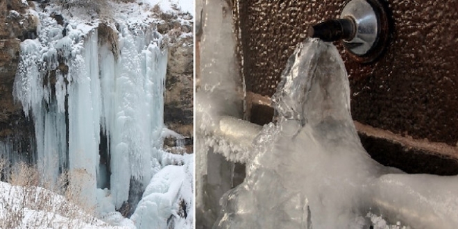 Bayburt, Erzurum ve Kars'ta hayat buz kesti