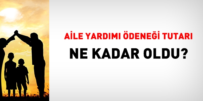 2019 yılı için, Aile yardımı ödeneği tutarı ne kadar oldu?