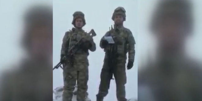 Komandolardan minik öğrencilere teşekkür videosu