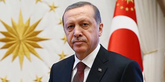 Erdoğan'dan şehit ailelerine taziye telgrafı