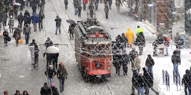 AKOM'dan stanbul iin kar ya uyars