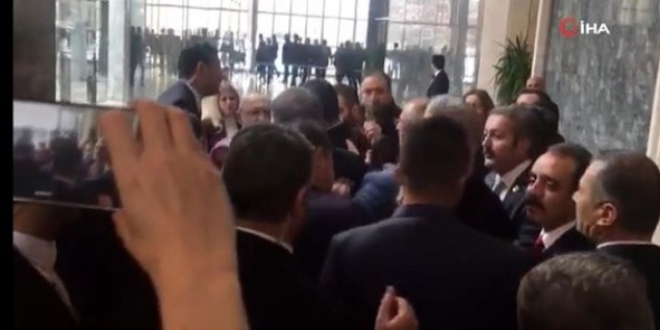 AK Parti ve HDP'li vekiller arasında yumruklu kavga