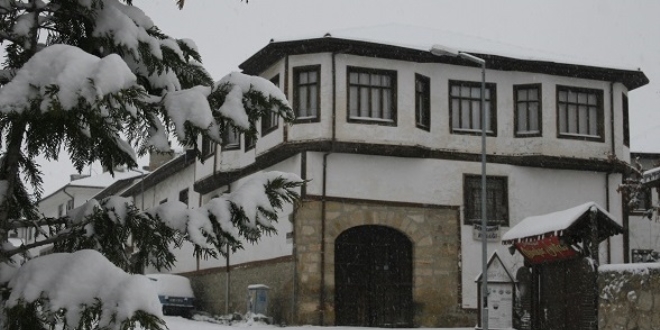 Beypazarı'nda kar güzelliği