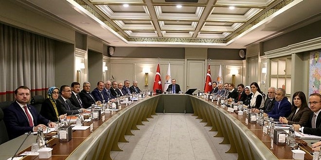 AK Parti MYK toplantısı sona erdi