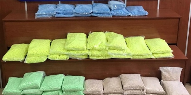 Tekirdağ'da 600 bin uyuşturucu hap ele geçirildi