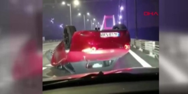 Makas atarken takla atan sürücünün cezası belli oldu!