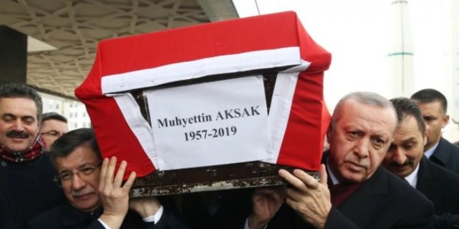 Eski vekil Muhyettin Aksak için son görev