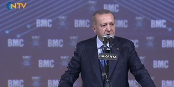 Erdoğan'dan Tank Palet Fabrikası açıklaması