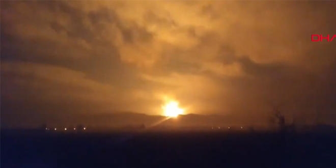 Sakarya'da doğalgaz hattında patlama