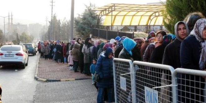 Kilis'te, geçici iş kuyruğu