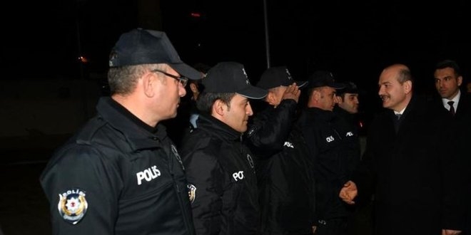 Bakan Soylu polis amirliğini ziyaret etti