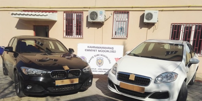 INTERPOL'ün aradığı araç Kahramanmaraş'ta bulundu