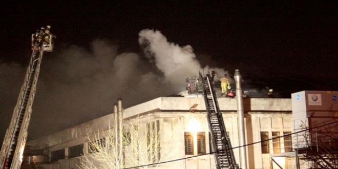 Avclar'da dondurma fabrikasnda yangn