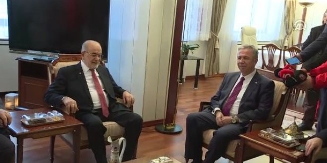 Mansur Yavaş'tan Karamollaoğlu'na ziyaret