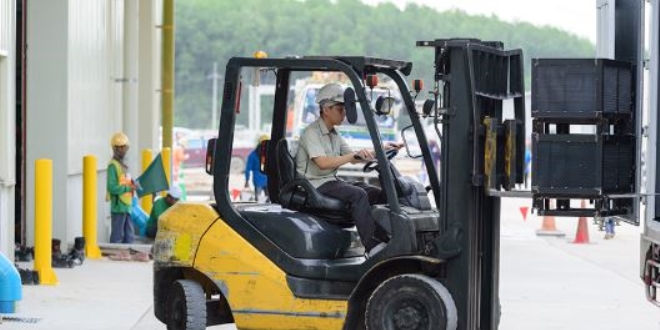 Forkliftle adam taşıyınca işinden oldu